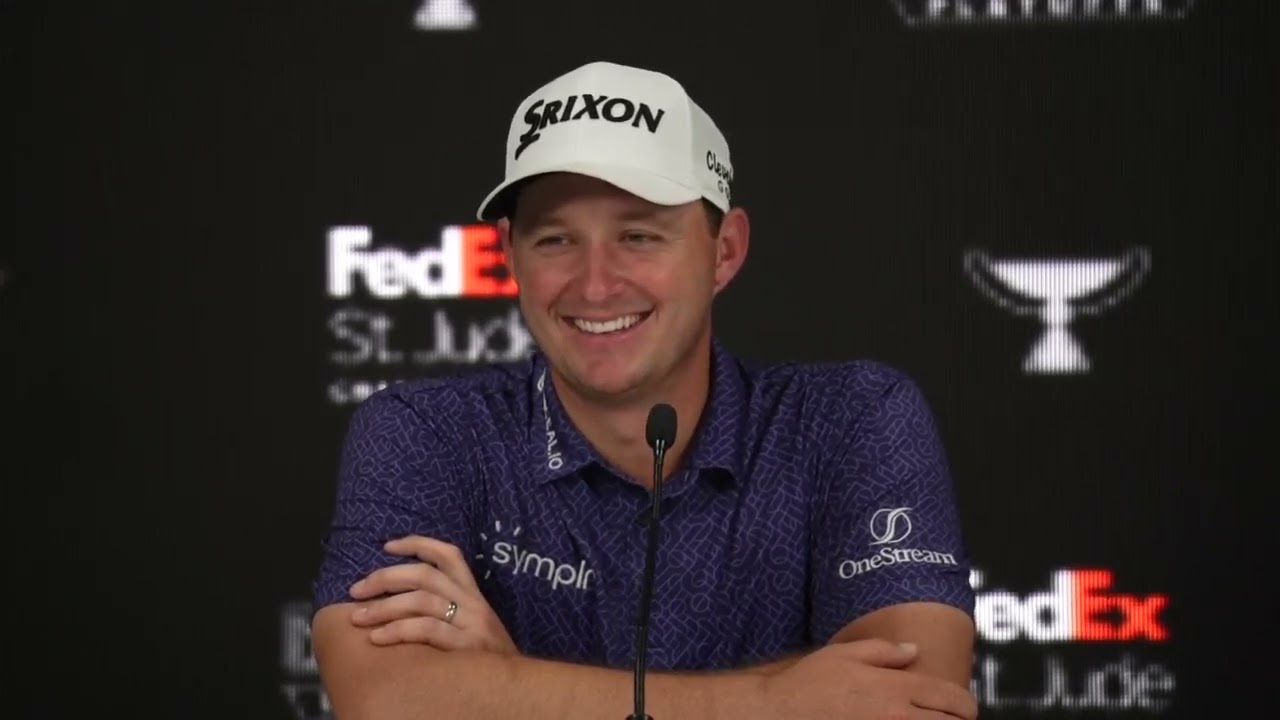 Sepp Straka Tuesday Press Conference 2023 FedEx St Jude Championship © PGA Tour Sepp Straka Tuesday Press Conference 2023 FedEx St Jude Championship © PGA Tour
