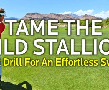 Effortless Golf Swing (Best  Drill To Turn Your Arms Off)