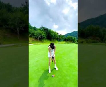 #golf #korean #girl #funny #shorts