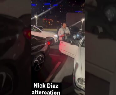 Nick Diaz in a Vegas altercation due to an alleged car accident with a local rapper. #ufc #mma