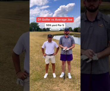 D1 College Golfer vs Average Golfer!!