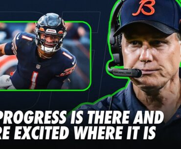 Matt Eberflus Talks Justin Fields' Impressive Development