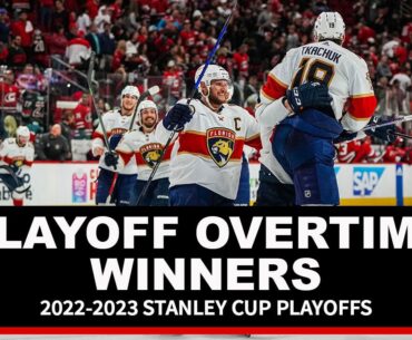 Every Playoff OT Goal | 2023 Stanley Cup Playoffs