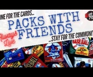 PACKS with FRIENDS, Live Unboxing & Review of Sportscard Packs & Boxes! 8/2023 Topps Chrome Retail!