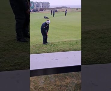 Padraig Harrington POOR CHIP on 18th hole. 2nd Playoff hole at Seniors Open #golfequipment