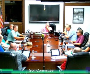 GOLF COMMITTEE MEETING YT