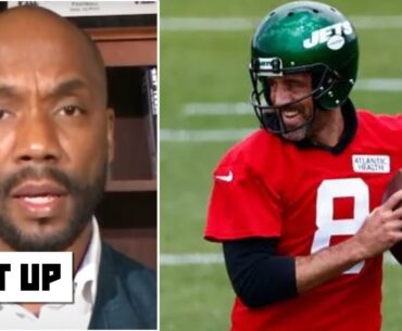 GET UP | "Aaron Rodgers needs to play a preseason game"- Louis Riddick on Pre Wk 1: Jets vs Panthers