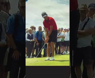 Lamprecht hitting an amazing shot on 3rd at the #AmateurChampionship #golf #shorts #Golf #golfshot