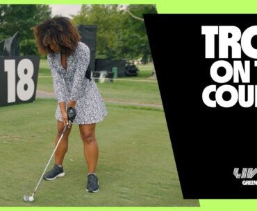 Troy Mullins takes on the 18th hole | LIV Golf Greenbrier