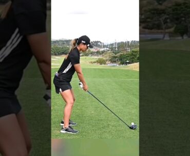 LPGA "Danielle Kang" Powerful Driver Slow Motion Swings