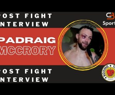 Padraig McCrory: I just headlined in front of thousands in my home city, the atmosphere was amazing