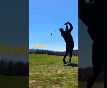 All Irons Thru Driver 🏌️ #golf #golfswing #Irons #Driver #practice #woods #drivingrange