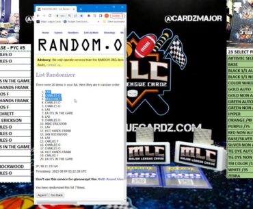 Live Sports Card Breaks with Major League Cardz!