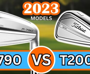 New TITLEIST T200 vs TAYLORMADE P790 - New 2023 Iron Battle!
