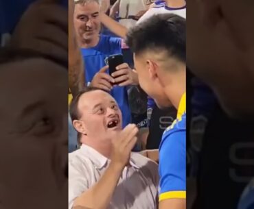 ESTO ES FÚTBOL ❤️ Muy lindo gesto de Pol Fernández sorprende a un hincha de Boca 💙💛💙