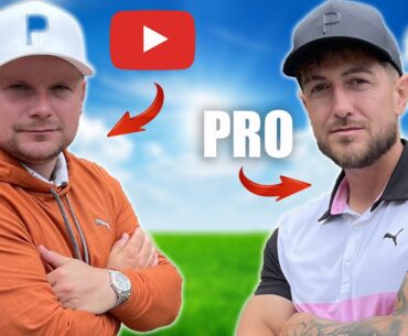 Golf Challenge: Pro Golfer vs. YouTuber - 9 Hole Battle!