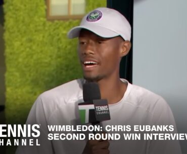 Chris Eubanks Shares the Keys to Recent Success | 2023 Wimbledon Second Round Win Interview