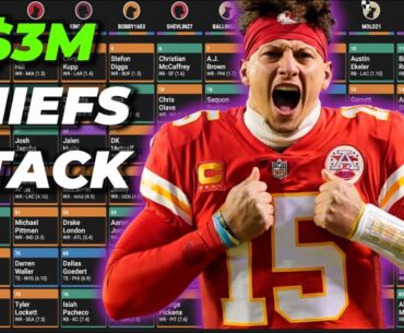 NEW Best Ball Mania Draft $25 for $3M from the 1.07