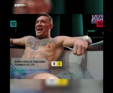 Bruce Buffer really asked about Conor’s submission loss to Khabib in front of him 😅 #TUF31