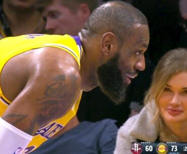 When players try to impress the courtside baddies...