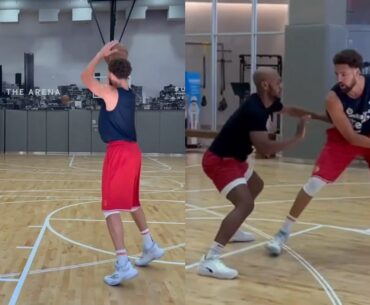 Klay Thompson can't miss during crazy shooting workout 🔥