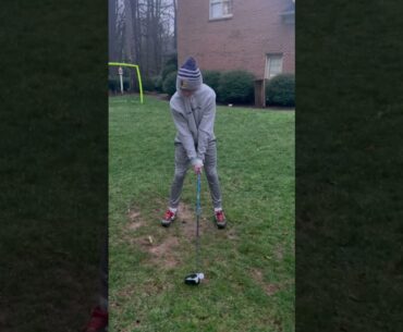 Middle School golfer golf swing #shortsfeed #golfswing #youtube #trending