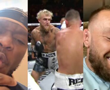 Celebrities React To Jake Paul Beating Nate Diaz