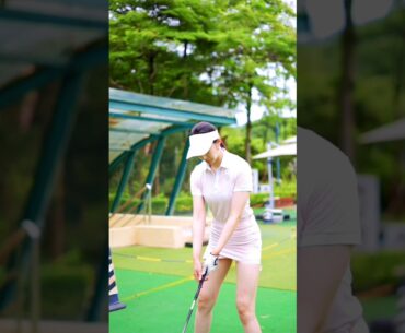 bueatiful girl golf player #girl #girls #golf #viral #shorts