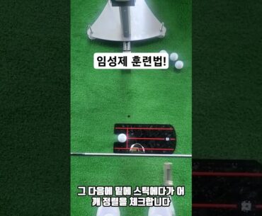 일관성 있게 치는 방법! #임성재 #퍼팅레슨 #골프스윙