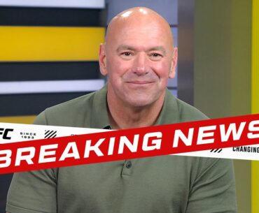 BREAKING NEWS FROM UFC PRESIDENT DANA WHITE | AUGUST 8, 2023!!!