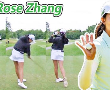 Rose Zhang ローズ・チャン 米国の女子ゴルフ スローモーションスイング!!!