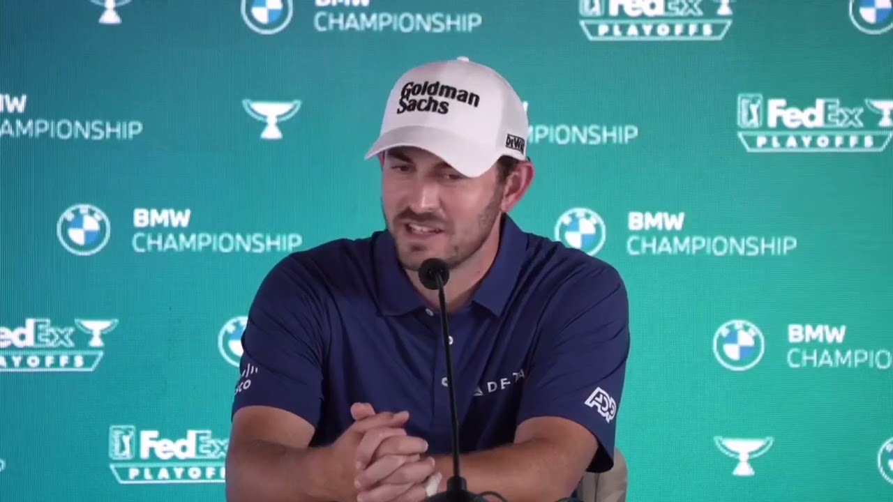 Patrick Cantlay Tuesday Press Conference 2023 BMW Championship © PGA Tour Patrick Cantlay Tuesday Press Conference 2023 BMW Championship © PGA Tour
