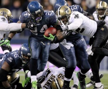 Peyton Manning finds out what 'BEAST MODE' is from Marshawn Lynch