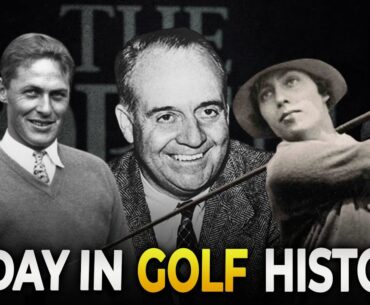 Bobby Jones wins 1930 Open Championship and Glenna Collette Vare Birthday