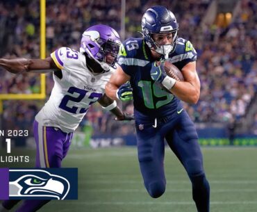 Minnesota Vikings vs. Seattle Seahawks | 2023 Preseason Week 1 Game Highlights