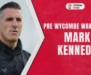 Mark Kennedy pre Wycombe Wanderers