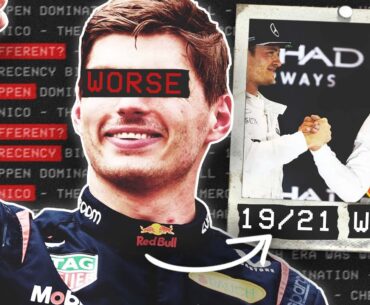 Max Verstappen's dominance is worse
