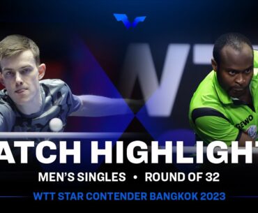 Kilian Ort vs Quadri Aruna | MS R32 | WTT Star Contender Bangkok 2023