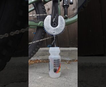 This sprocket carries extra water!! #mtb #mountainbike #shorts