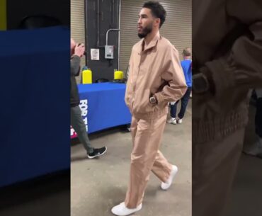 Jayson Tatum and Jaylen Brown arrive in Philly for a win-or-go-home Game 6 👀