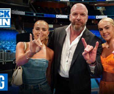 The Cavinder Twins meet their “triplet” Triple H
