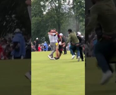 Pro Golfer tackled by security confused as a fan