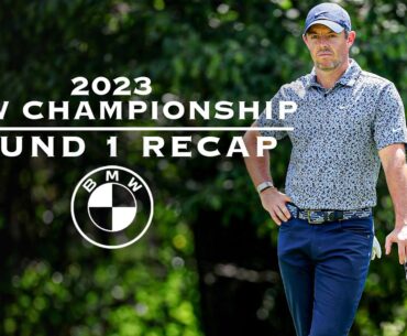 2023 BMW Championship Round 1 RECAP : Rory McIlroy and Brian Harman TIED (-5) for First | CBS Sports