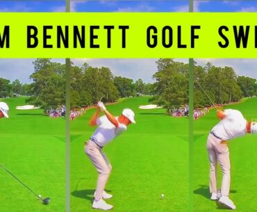 Sam Bennett Golf Swing - slowmo