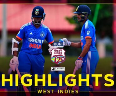 Highlights | West Indies v India | Jaiswal & Gill Star | 4th Kuhl Stylish Fans T20I