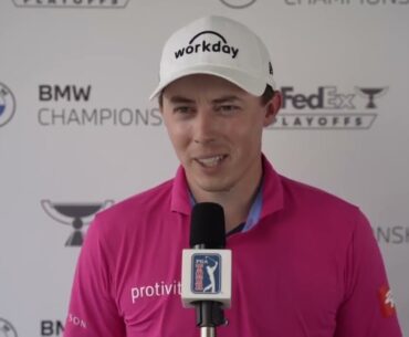 Matt Fitzpatrick Friday Flash Interview 2023 BMW Championship