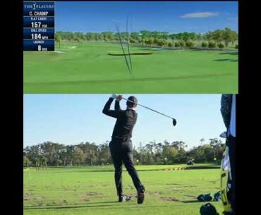 Smooth 300-yard carry from Cameron Champ  #golftips #swingtips #drivertips