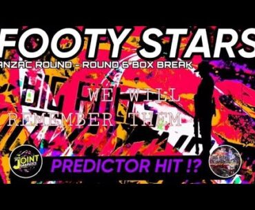 Round6 Footy Stars Box Break - Predictor! - Massive Hits Shout Outs! #thehobby #whodoyoucollect