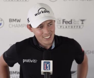 Matt Fitzpatrick Saturday Flash Interview 2023 BMW Championship © PGA Tour