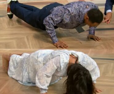 🚨 STEPHEN A. SMITH & MOLLY QERIM DO PUSHUPS LIVE ON FIRST TAKE 💪